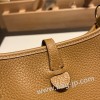 エルメス エヴリンアマゾンTPM Mini Evelyn  トリヨンクレマンス Clemence セサミ 2S /Sesame ゴールド金具 Mini Evelyn--005 全手縫い