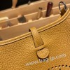 エルメス エヴリンアマゾンTPM Mini Evelyn  トリヨンクレマンス Clemence セサミ 2S/ Sesame   シルバー金具 Mini Evelyn--035 全手縫い