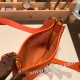 エルメス エヴリンアマゾンTPM Mini Evelyn  トリヨンクレマンス Clemence オレンジ 93 /Orange ゴールド金具 Mini Evelyn--042 全手縫い