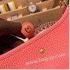 エルメス エヴリンアマゾンTPM Mini Evelyn  トリヨンクレマンス Clemence ローズリップスティック U5/ Rose Lipstick ゴールド金具 Mini Evelyn--043 全手縫い