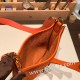 エルメス エヴリンアマゾンTPM Mini Evelyn  トリヨンクレマンス Clemence  オレンジ 93 /Orange ゴールド金具 Mini Evelyn--052 全手縫い