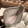 エルメス エヴリンアマゾンTPM Mini Evelyn  トリヨンクレマンス Clemence パールグレー 80 /Pearl Grey ゴールド金具 Mini Evelyn--061 全手縫い