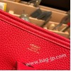 エルメスエヴリントロワPM  Evelyn 29cm トリヨンクレマンス Clemence ルージュガランス 54/ Rouge Garance ゴールド金具 Evelyn29-012 全手縫い
