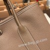 エルメス ガーデンパーティ TPM 18/Étoupe Grey (Étoupe)  エトゥープ 全手縫い