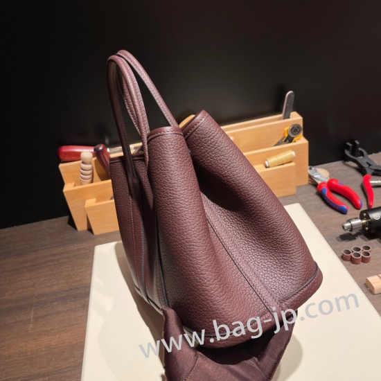 エルメス ガーデンパーティ TPM 0G/Rouge Sellier  ルージュセリエ 全手縫い