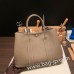 エルメス ガーデンパーティ TPM 18/Étoupe Grey (Étoupe) エトゥープ 全手縫い