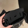 【Hac a Dos】男女兼用 超カッコいい個性的チェストバッグ 89 ブラック｜シンプルで実用的なファッションアイテム