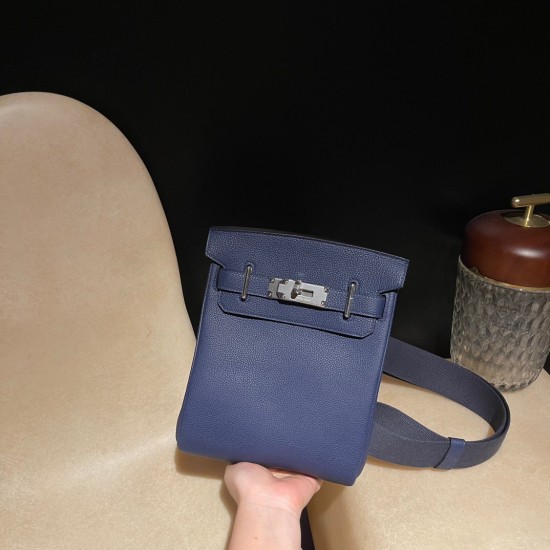 エルメス アッカドPM  バッグ・カバン メンズ  hermes Hac a Dos Togo  トゴ 73/Blue Saphir  ブルーサフィール hac-002 全手縫い