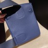 【Hac a Dos】男女兼用 超カッコいい個性的チェストバッグ 73 ブルーサフィール｜シンプルデザイン × 調節肩ベルト ハイテクファッション