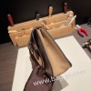 エルメス アルザン 25cm Halzan  トリヨンクレマンス X9/Mauve Syhalzanestre モーヴシルベストル  チャイ 0M/Chai ゴールド金具   Halzan25-002 全手縫い