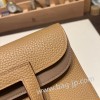 エルメス アルザン 25cm Halzan トリヨンクレマンス ビスキュイ 4B Biscuit & ベージュドゥワイマール D0 /Beige de Weimar  ゴールド金具   Halzan25-016 全手縫い
