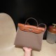 エルメス(Hermes) エールバッグ ジップ 31 2WAY ハンドバッグ Herbag Zip 31  ツイルアッシュ 18/Étoupe Grey エトゥープ hebag31-002 全手縫い