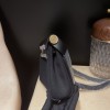 89/Black (Noir) ブラック エルメス ショルダーバッグ エールバッグジップ ミニ ブラック/シルバー金具 トワルミリタリー/ヴァッシュハンター ゴールド金具