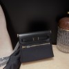 89/Black (Noir) ブラック エルメス ショルダーバッグ エールバッグジップ ミニ ブラック/シルバー金具 トワルミリタリー/ヴァッシュハンター ゴールド金具