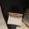 37 /Gold ゴールド エルメス ショルダーバッグ エールバッグジップ ミニ ブラック/シルバー金具 トワルミリタリー/ヴァッシュハンター ゴールド金具