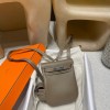  kelly ケリー ダブルショルダーバッグ Kelly jump スイフト swift 18 Étoupe Grey エトゥープ シルバー金具  ダブルショルダーバッグ 