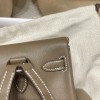  kelly ケリー ダブルショルダーバッグ Kelly jump スイフト swift 18 Étoupe Grey エトゥープ シルバー金具  ダブルショルダーバッグ 