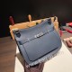 エルメス ジプシエール 28 Jypsiere 28 トリヨンクレマンス Clemence 2Z/Blue nuit ブルーニュイ シルバー金具  Jypsiere-004 全手縫い