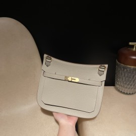 エルメス ジプシエール 31 Jypsiere 31 トリヨンクレマンス Clemence 18/Étoupe Grey (Étoupe)  エトゥープ ゴールド金具   Jypsiere-008 全手縫い