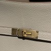エルメス ジプシエール 31 Jypsiere 31 トリヨンクレマンス Clemence 18/Étoupe Grey (Étoupe)  エトゥープ ゴールド金具   Jypsiere-008 全手縫い