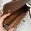 【jypsiere】ジプシーミニ スイフトレザー 調節可能キャンバス肩ベルト 37/Gold シルバークラスプ レジャーカジュアルバッグ