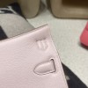 【jypsiere】ジプシーミニ エバーカラーレザー 調節可能キャンバス肩ベルト付き 09 2023 Mauve Pale シルバークラスプ レジャーカジュアルバッグ