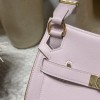 【jypsiere】ジプシーミニ スイフトレザー 調節可能キャンバス肩ベルト付き 09 Mauve Pale ゴールドクラスプ レジャーカジュアルバッグ