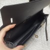 【jypsiere】ジプシーミニ スイフトレザー 調節可能キャンバス肩ベルト付き 89/Black ゴールドクラスプ レジャークールバッグ