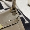 【jypsiere】ジプシーミニ スイフトレザー 調節可能キャンバス肩ベルト付き 18/Étoupe Grey ゴールドクラスプ レジャーミニマルバッグ