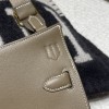 【jypsiere】ジプシーミニ スイフトレザー 調節可能キャンバス肩ベルト付き 18/Étoupe Grey ゴールドクラスプ レジャーミニマルバッグ