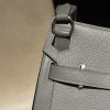 【jypsiere】ジプシーミニ エバーカラーレザー 調節可能キャンバス肩ベルト付き 0L/Gris Meyer シルバークラスプ 通勤・レジャーマルチバッグ