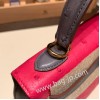 エルメス ケリー25cm  外縫い Ostrich グリアガット 82 /Gris Agate & ローズメキシコ 0D/Rose Mexico ゴールド金具  kelly25-012 全手縫い
