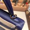 ブルーアンクルM3/Blue Encre & フランボワーズ Framboise  ゴールド金具 kelly25-014 全手縫い エルメス ケリー25cm  外縫い