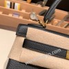 ブラック 89 /Black  ゴールド金具 kelly25-020 全手縫い エルメス ケリー25cm  togo トゴ