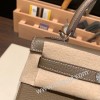 エトゥープ 18 /Étoupe Grey シルバー金具  kelly25-021 全手縫い エルメス ケリー25cm  togo トゴ