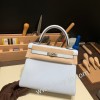アズール 7R /Azur シルバー金具  kelly25-023 全手縫い エルメス ケリー25cm  togo トゴ