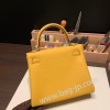 ジョーヌアンブル 9D /Jaune Ambre シルバー金具  kelly25-027 全手縫い エルメス ケリー25cm  togo トゴ