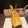 ジョーヌアンブル 9D /Jaune Ambre ゴールド金具  kelly25-028 全手縫い エルメス ケリー25cm  togo トゴ