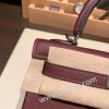ボルドー 57 /Bordeaux シルバー金具  kelly25-032 全手縫い エルメス ケリー25cm  togo トゴ