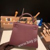 ボルドー 57 /Bordeaux シルバー金具  kelly25-032 全手縫い エルメス ケリー25cm  togo トゴ