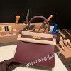 ボルドー 57 /Bordeaux ゴールド金具  kelly25-033 全手縫い エルメス ケリー25cm  togo トゴ
