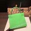 キウイ 6R/ Kiwi シルバー金具  kelly25-034 全手縫い エルメス ケリー25cm  togo トゴ
