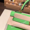 キウイ 6R/ Kiwi ゴールド金具  kelly25-035 全手縫い エルメス ケリー25cm  togo トゴ