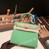 ヴェールクリケット 3I/ Vert Criquet シルバー金具  kelly25-037 全手縫い エルメス ケリー25cm  togo トゴ