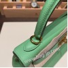 ヴェールクリケット 3I/ Vert Criquet シルバー金具  kelly25-037 全手縫い エルメス ケリー25cm  togo トゴ