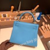 ターコイズ 7B /Turquoise Blue シルバー金具  kelly25-038 全手縫い エルメス ケリー25cm  togo トゴ