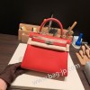 ルージュクー S3/Rouge Cœur シルバー金具  kelly25-039 全手縫い エルメス ケリー25cm  togo トゴ