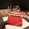 ルージュクー S3/Rouge Cœur  シルバー金具  kelly25-040 全手縫い エルメス ケリー25cm  togo トゴ