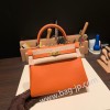オレンジ 93 /Orange ゴールド金具  kelly25-042 全手縫い エルメス ケリー25cm  togo トゴ