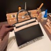 box ブラック 89 /Black (Noir) ゴールド金具  kelly25-043 全手縫い エルメス ケリー25cm 外縫い  